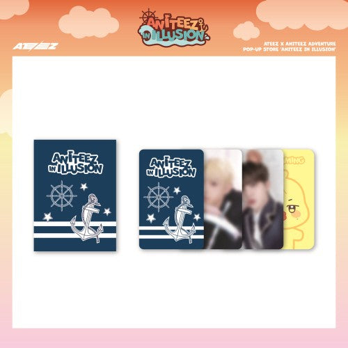 ATEEZ x ANITEEZ 'ANITEEZ IN ILLUSION' POP-UP STORE OFFICIAL MD - Random Trading Card Set