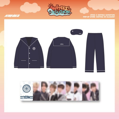 ATEEZ x ANITEEZ 'ANITEEZ IN ILLUSION' POP-UP STORE OFFICIAL MD - Pajamas & Sleep Shade Set