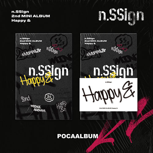 n.SSign 2nd Mini Album 'Happy&' (POCAALBUM Ver.)