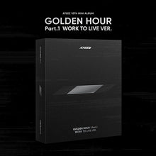 Load image into Gallery viewer, ATEEZ 10th Mini Album &#39;GOLDEN HOUR : Part.1&#39; (WORK TO LIVE VER.)
