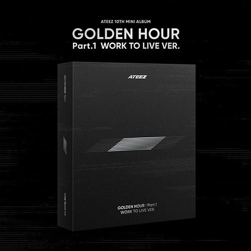 ATEEZ 10th Mini Album 'GOLDEN HOUR : Part.1' (WORK TO LIVE VER.)