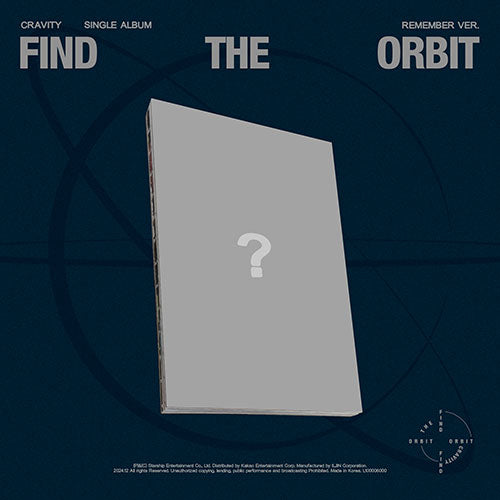 [PREORDER] CRAVITY Single Album 'FIND THE ORBIT' (Special Edition/ REMEMBER Ver.)