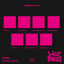 Load image into Gallery viewer, [PREORDER] EVNNE 4th Mini Album &#39;HOT MESS&#39; (Digipack Ver.)
