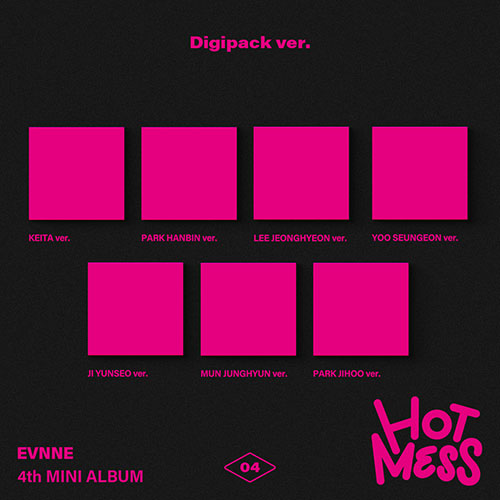 [PREORDER] EVNNE 4th Mini Album 'HOT MESS' (Digipack Ver.)