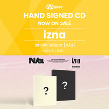 Load image into Gallery viewer, izna 1st Mini Album &#39;N/a&#39; - Mwave Signed by Random Member
