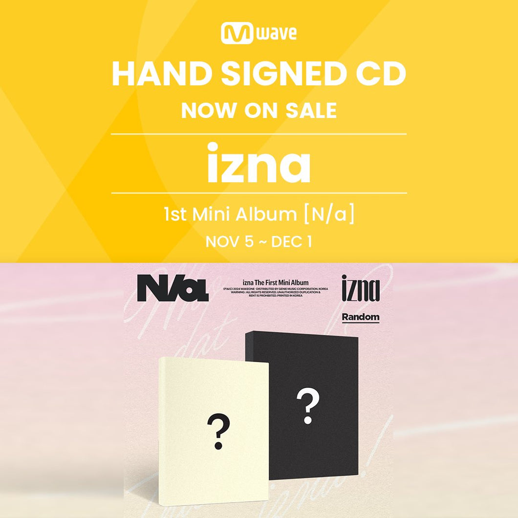 izna 1st Mini Album 'N/a' - Mwave Signed by Random Member