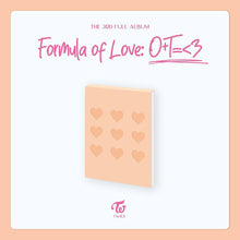 Load image into Gallery viewer, Twice 3rd Full Album &#39;Formula of Love: O+T=&lt;3&#39;
