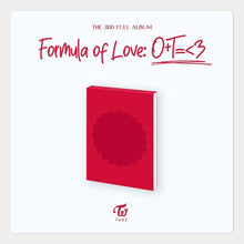 Load image into Gallery viewer, Twice 3rd Full Album &#39;Formula of Love: O+T=&lt;3&#39;
