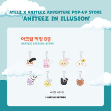 Load image into Gallery viewer, ATEEZ x ANITEEZ &#39;ANITEEZ IN ILLUSION&#39; POP-UP STORE OFFICIAL MD - Acrylic Keyring
