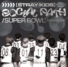 Load image into Gallery viewer, Stray Kids JAPAN 1st EP &#39;Social Path (feat. LiSA) / Super Bowl -Japanese ver.-&#39; (Regular Edition)
