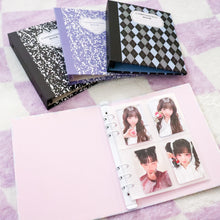 Load image into Gallery viewer, A5 Composition Book 6-Ring Photocard Binder
