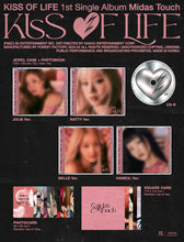 Load image into Gallery viewer, KISS OF LIFE 1st Single Album &#39;Midas Touch&#39; (Jewel Ver.)
