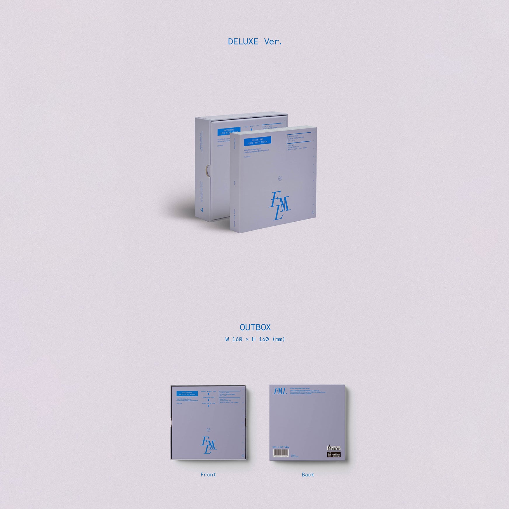 SEVENTEEN 10th Mini Album 'FML' (Deluxe Ver.) – K-POP BAZAAR