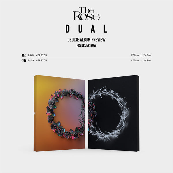 The Rose 2nd Full Length Album 'DUAL' (Deluxe Box Ver.)