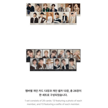 Load image into Gallery viewer, SEVENTEEN 8th Fanmeeting 2024 &#39;SEVENTEEN in CARAT LAND&#39; Official MD - Instant Photo Card Set
