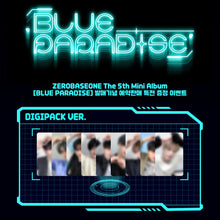 Load image into Gallery viewer, ZEROBASEONE 5th Mini Album &#39;BLUE PARADISE&#39; (Digipack Ver.) + Withmuu Benefit
