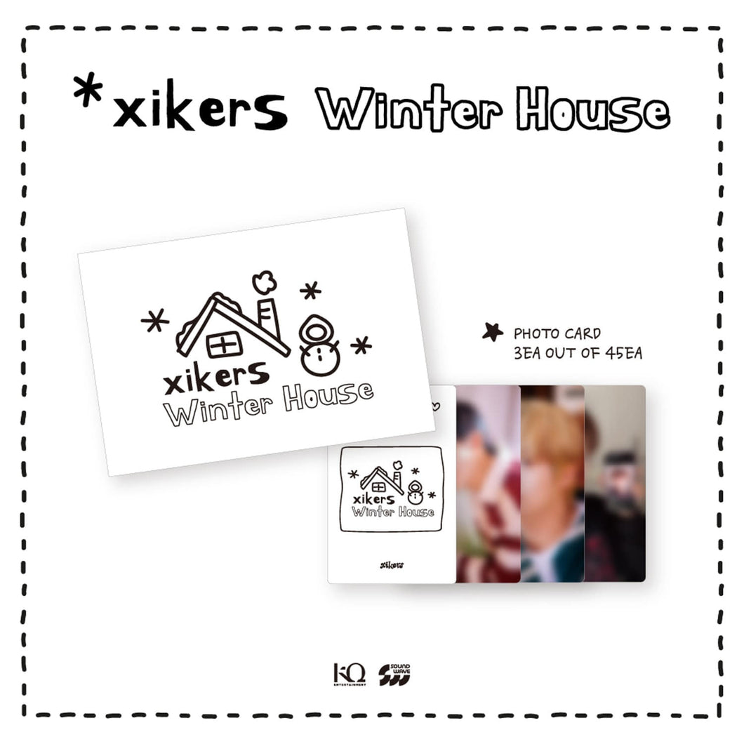 xikers WINTER MERCH 'Winter House' Official MD - Random Trading Card