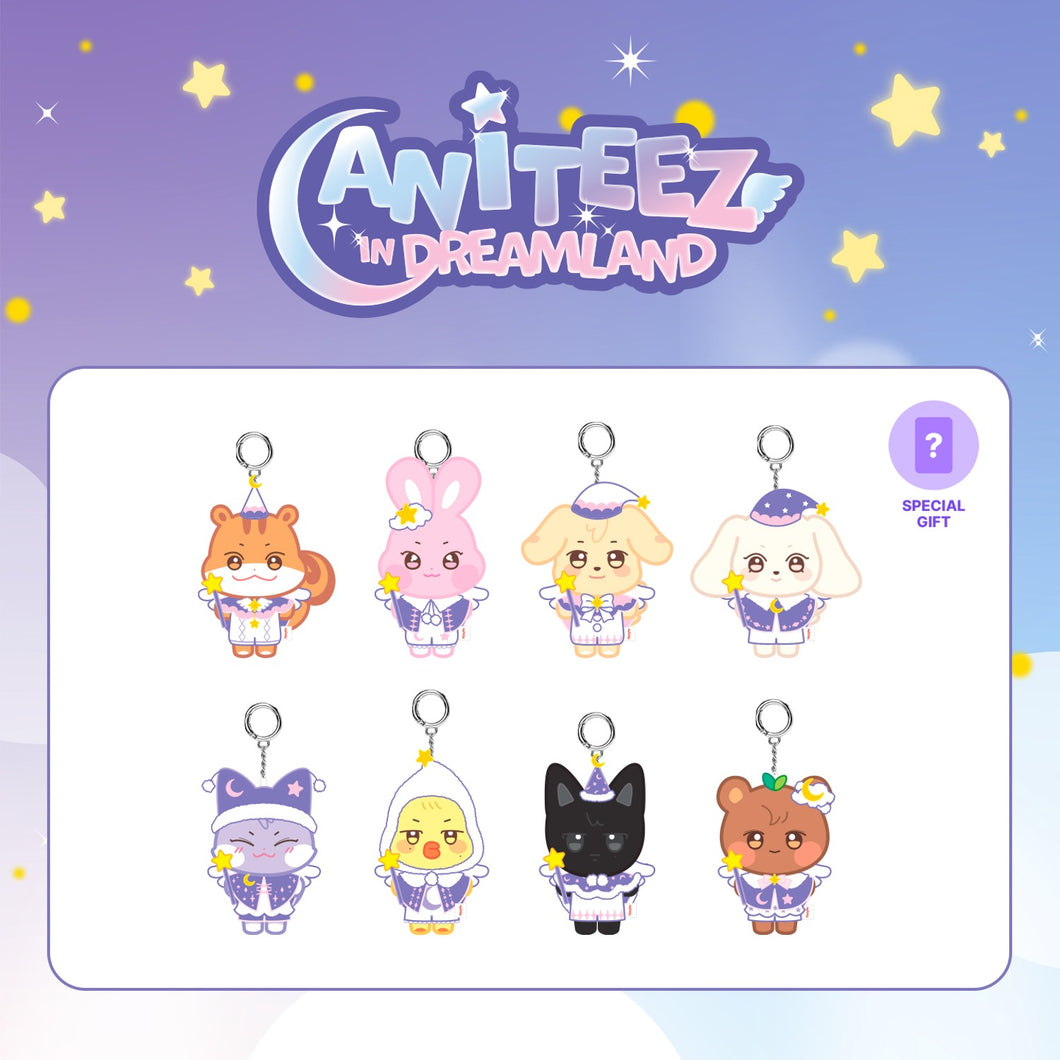 ATEEZ x ANITEEZ 'ANITEEZ IN DREAMLAND' Official MD - Plush Keyring (Guardian Angel)