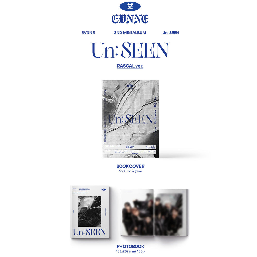 EVNNE 2nd Mini Album 'Un: SEEN' - Mwave Signed by All Members