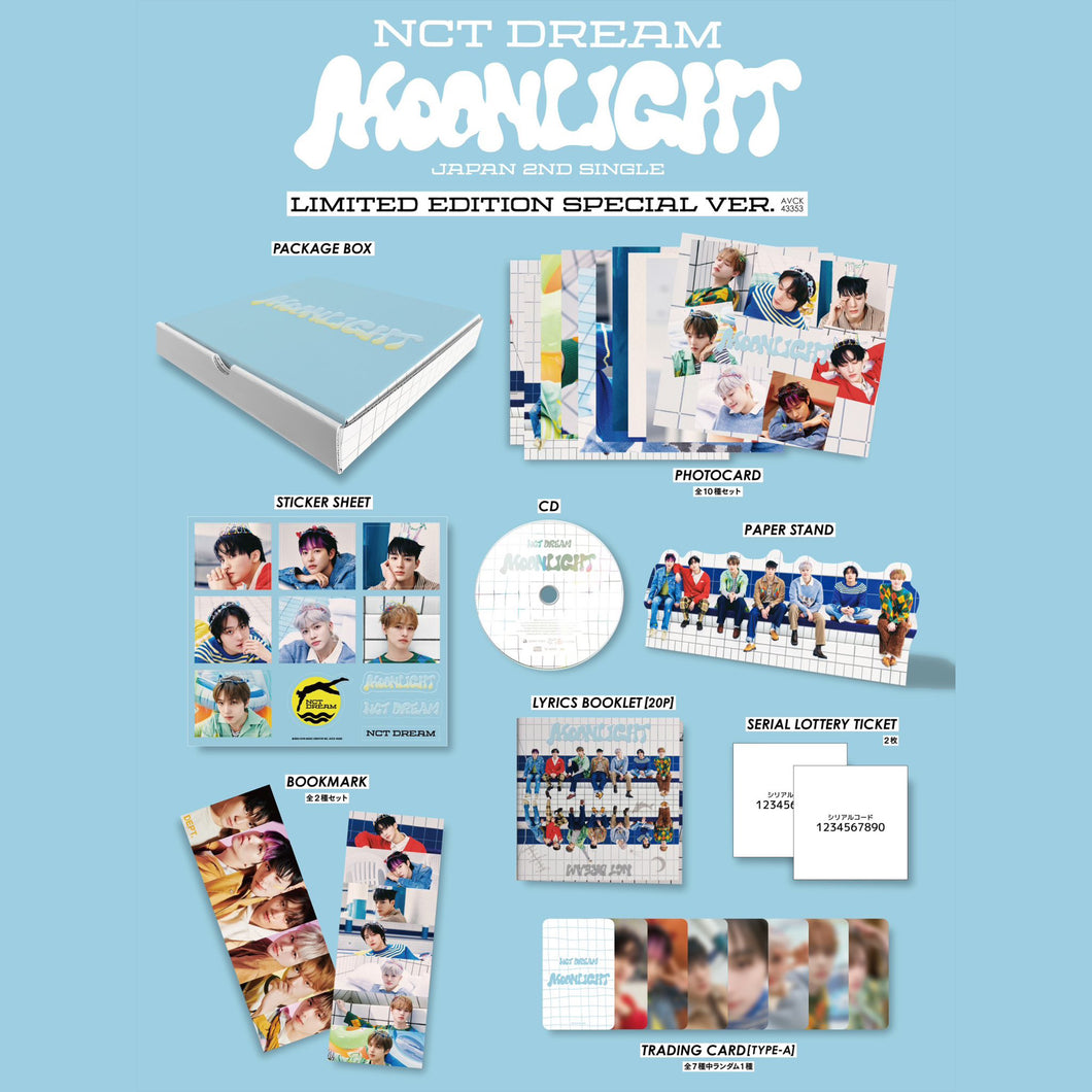 NCT DREAM JAPAN 2nd Single 'Moonlight' (Limited Special Edition)