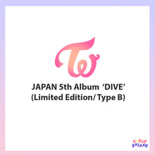 Load image into Gallery viewer, TWICE JAPAN 5th Album &#39;Dive&#39; (Limited Edition/ Type B)
