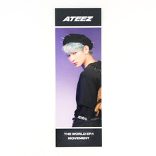 Load image into Gallery viewer, ATEEZ &#39;The World Ep.1: Movement&#39; Soundwave Lucky Draw Round 2 Benefit Bookmark

