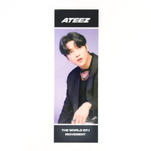 Load image into Gallery viewer, ATEEZ &#39;The World Ep.1: Movement&#39; Soundwave Lucky Draw Round 2 Benefit Bookmark
