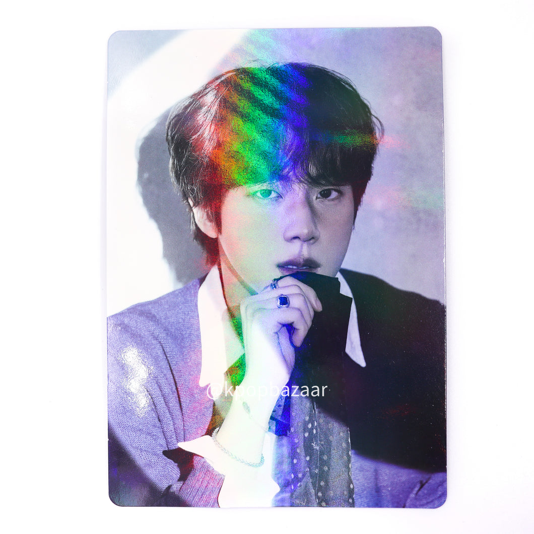 Jin 'The Astronaut' Weverse POB Holographic Postcard Stand + Photocard