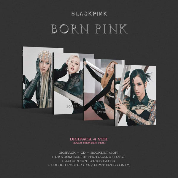 SIGNED LIMITED BLACKPINK shops JISOO UNSEALED DIGIPACK BORN PINK